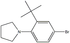 1-(4-Bromo-2-tert-butyl-phenyl)-pyrrolidine CAS#: 850012-53-2