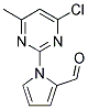 1-(4-CHLORO-6-METHYL-2-PYRIMIDINYL)-1H-PYRROLE-2-CARBALDEHYDE CAS#: 881040-35-3
