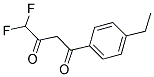 1-(4-ETHYL-PHENYL)-4,4-DIFLUORO-BUTANE-1,3-DIONE CAS#: 832741-19-2