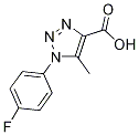 1-(4-Fluorophenyl)-5-methyl-1,2,3-triazole-4-carboxylic Acid CAS#: 887035-89-4