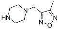1-(4-METHYL-FURAZAN-3-YLMETHYL)-PIPERAZINE CAS#: 878617-56-2