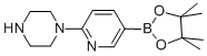 1-(5-(4,4,5,5-TETRAMETHYL-1,3,2-DIOXABOROLAN-2-YL)PYRIDIN-2-YL)PIPERAZINE CAS#: 871125-86-9