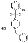 1-BENZYL-4-(2-BROMO-BENZENESULFONYL)-PIPERAZINE HYDROCHLORIDE CAS#: 864759-62-6
