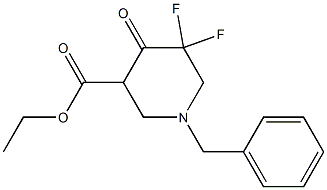 1-Benzyl-5,5-Difluoro-4-Oxo-Piperidine-3-Carboxylic Acid Ethyl Ester CAS#: 851314-56-2