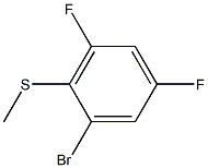 1-Bromo-3,5-difluoro-2-methylsulfanylbenzene CAS#: 861931-33-1