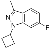 1-CYCLOBUTYL-6-FLUORO-3-METHYL-1H-INDAZOLE CAS#: 885271-99-8