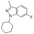 1-CYCLOHEXYL-6-FLUORO-3-METHYL-1H-INDAZOLE CAS#: 885272-02-6