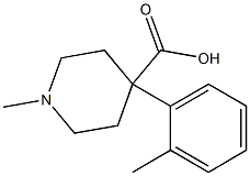 1-Methyl-4-(o-tolyl)piperidine-4-carboxylic acid CAS#: 855638-90-3