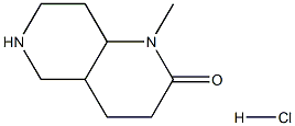 1-Methyloctahydro-1,6-Naphthyridin-2(1H)-One Hydrochloride CAS#: 848410-29-7