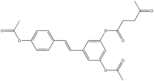 1-O-Levulinoyl Resveratrol Diacetate CAS#: 861446-23-3