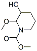 1-Piperidinecarboxylic acid, 3-hydroxy-2-methoxy-, methyl ester CAS#: 828699-57-6