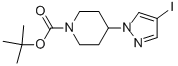 1-Piperidinecarboxylic acid, 4-(4-iodo-1H-pyrazol-1-yl)-, 1,1-dimethylethyl ester CAS#: 877399-73-0