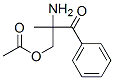 1-Propanone, 3-(acetyloxy)-2-amino-2-methyl-1-phenyl- CAS#: 851746-65-1