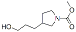 1-Pyrrolidinecarboxylic acid, 3-(3-hydroxypropyl)-, methyl ester CAS#: 854411-74-8