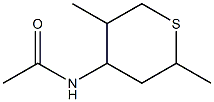 1-Thiapyran, 4-acetamidotetrahydro-2,5-dimethyl- (5CI) CAS#: 858821-82-6