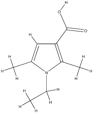 1-ethyl-2,5-dimethyl-1H-pyrrole-3-carboxylic acid(SALTDATA: FREE) CAS#: 847837-34-7