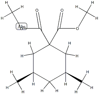 1,1-Cyclohexanedicarboxylicacid,3,5-dimethyl-,dimethylester,(3R,5S)-rel-(9CI) CAS#: 828271-32-5
