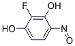 1,3-Benzenediol, 2-fluoro-4-nitroso- CAS#: 851128-73-9
