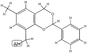 1,3-Benzodioxan,8-(chloromethyl)-6-methyl-2-phenyl-(4CI) CAS#: 856356-45-1
