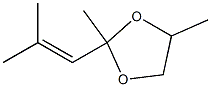 1,3-Dioxolane, 2,4-dimethyl-2-(2-methylpropenyl)- (4CI) CAS#: 854387-17-0