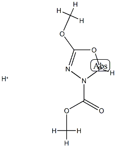1,3,4,2-Oxadiazaphosphole-3(2H)-carboxylic acid, 2,2-dihydro-5-methoxy-, methyl ester, conjugate monoacid (9CI) CAS#: 866731-34-2