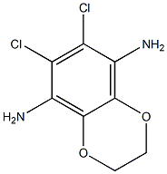 1,4-Benzodioxan-5,8-diamine, 6,7-dichloro- (5CI) CAS#: 858789-95-4