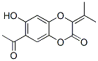 1,4-Benzodioxin-2(3H)-one, 7-acetyl-6-hydroxy-3-(1-methylethylidene)- CAS#: 855415-87-1