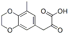 1,4-Benzodioxin-6-propanoic acid, 2,3-dihydro-8-methyl--alpha--oxo- CAS#: 868707-86-2