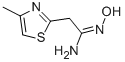 (1E)-N'-HYDROXY-2-(4-METHYL-1,3-THIAZOL-2-YL)ETHANIMIDAMIDE CAS#: 875164-25-3