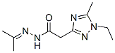 1H-1,2,4-Triazole-3-aceticacid,1-ethyl-5-methyl-,(1-methylethylidene)hydrazide(9CI) CAS#: 817568-73-3