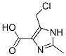 1H-Imidazole-4-carboxylic acid, 5-(chloromethyl)-2-methyl- CAS#: 857939-27-6