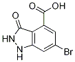 1H-Indazole-4-carboxylicacid,6-broMo-2,3-dihydro-3-oxo- CAS#: 885523-69-3