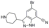 1H-Indazole-7-carbonitrile,5-broMo-3-(4-piperidinyl)- CAS#: 872350-27-1