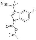 1H-Indole-1-carboxylic acid, 3-(1-cyano-1-methylethyl)-5-fluoro-, 1,1-dimethylethyl ester CAS#: 847865-43-4