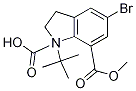 1H-Indole-1,7-dicarboxylic acid, 5-broMo-2,3-dihydro-, 1-(1,1-diMethylethyl) 7-Methyl ester CAS#: 860624-87-9