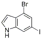 1H-Indole, 4-broMo-6-iodo- CAS#: 850334-30-4