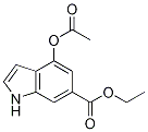 1H-Indole-6-carboxylic acid, 4-(acetyloxy)-, ethyl ester CAS#: 885523-81-9