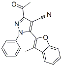 1H-Pyrazole-4-carbonitrile, 3-acetyl-5-(3-methyl-2-benzofuranyl)-1-phenyl- CAS#: 883554-83-4