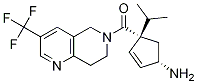 ((1S,4S)-4-aMino-1-isopropylcyclopent-2-enyl)(3-(trifluoroMethyl)-7,8-dihydro-1,6-naphthyridin-6(5H)-yl)Methanone CAS#: 851916-40-0