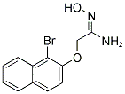 2-(1-BROMO(2-NAPHTHYLOXY))-1-(HYDROXYIMINO)ETHYLAMINE CAS#: 884504-67-0