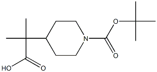 2-(1-(tert-butoxycarbonyl)piperidin-4-yl)-2-methylpropanoic acid CAS#: 865156-85-0
