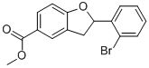 2-(2-BROMO-PHENYL)-2,3-DIHYDRO-BENZOFURAN-5-CARBOXYLIC ACID METHYL ESTER CAS#: 851777-30-5