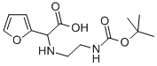 2-(2-N-BOC-AMINOETHYLAMINO)-2-(2-FURANY& CAS#: 871125-85-8