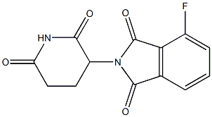 2-(2,6-dioxopiperidin-3-yl)-4-fluoroisoindoline-1,3-dione CAS#: 835616-60-9