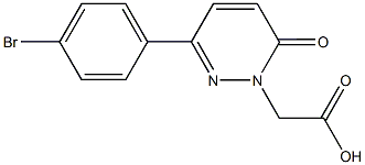 2-(3-(4-BROMOPHENYL)-6-OXOPYRIDAZIN-1(6H)-YL)ACETIC ACID CAS#: 853318-11-3
