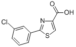 2-(3-CHLOROPHENYL)-1,3-THIAZOLE-4-CARBOXYLIC ACID CAS#: 845885-82-7