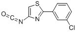 2-(3-CHLOROPHENYL)-4-ISOCYANATO-1,3-THIAZOLE CAS#: 868755-59-3