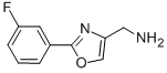 2-(3-FLUORO-PHENYL)-OXAZOL-4-YL-METHYLAMINE CAS#: 885273-00-7