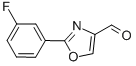 2-(3-FLUORO-PHENYL)-OXAZOLE-4-CARBALDEHYDE CAS#: 885272-95-7