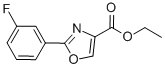 2-(3-FLUORO-PHENYL)-OXAZOLE-4-CARBOXYLIC ACID ETHYL ESTER CAS#: 885272-98-0